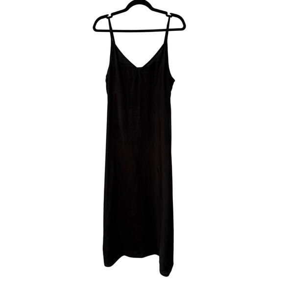 NEW! Jenni Kayne XXL Rio Slipdress $345 Maxi Dress V-neck Flowy Black 14 16 - Picture 2 of 12